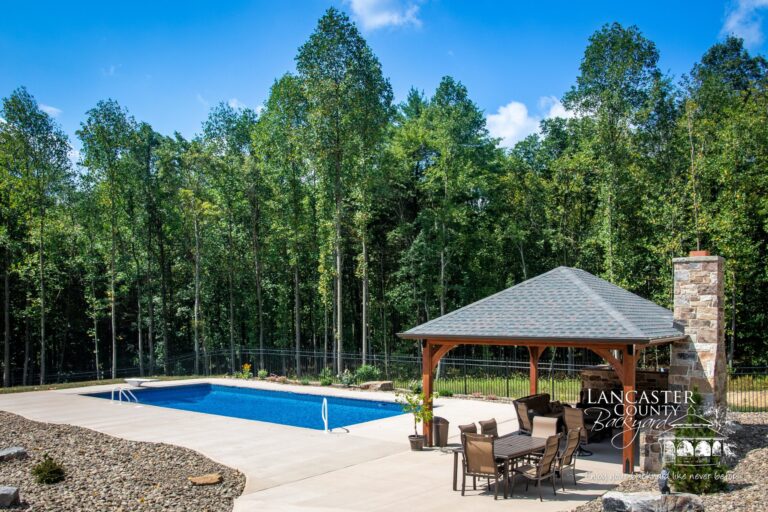 16x20 Cheyenne Wooden Pavilion beautiful backyard space