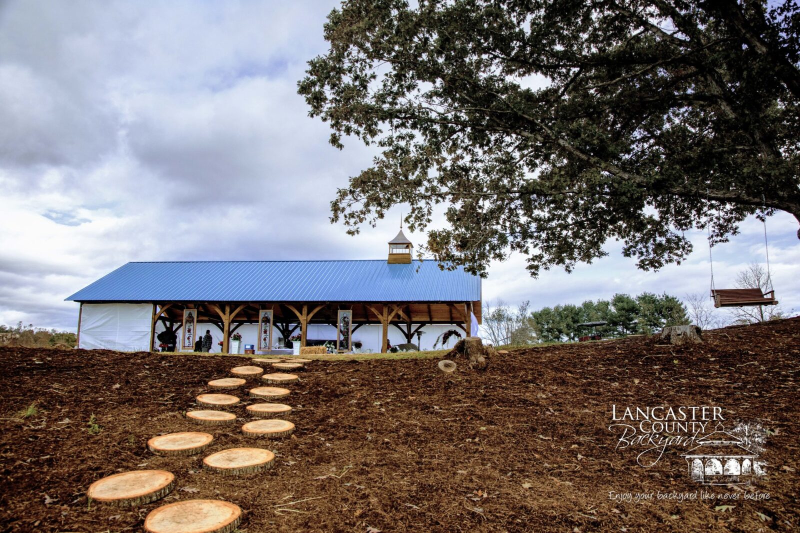 pavilion with regular metal roof