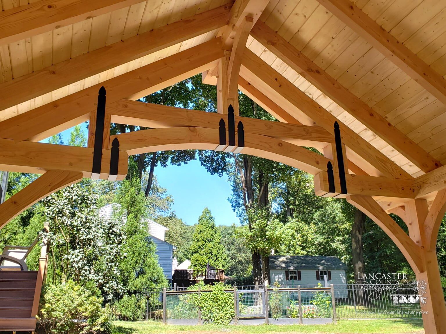 beautifull handcrafted grand teton pavilion