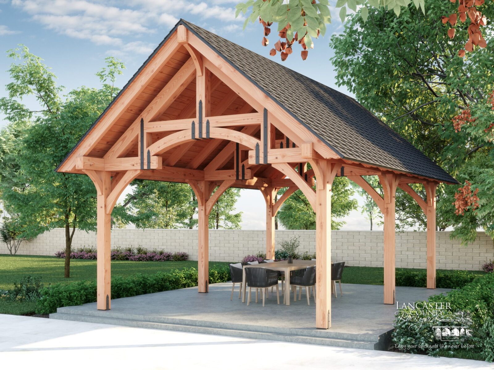 grand teton backyard pavilion