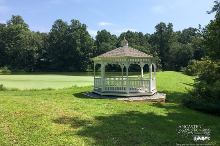 14' vinyl octagon gazebo