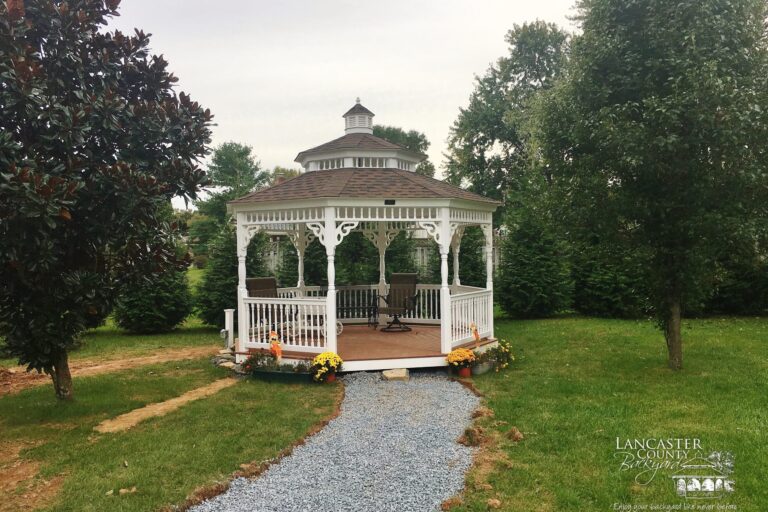 14' vinyl octagon gazebo