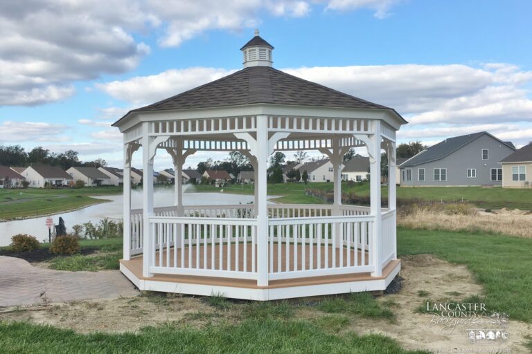 14' vinyl octagon gazebo