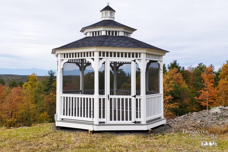 12x12 Vinyl Octagon Garden Gazebo
