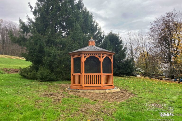 10' wood octagon gazebo