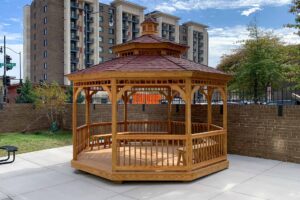 wood gazebo
