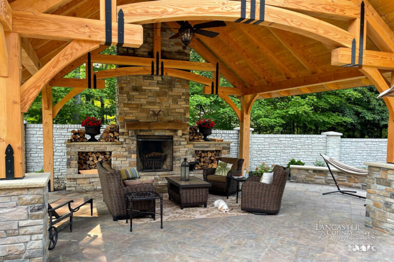 20x18 timber frame pavilion