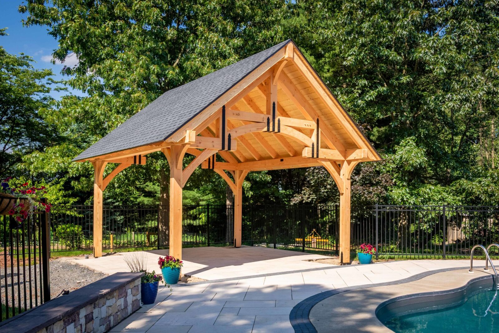 timber frame pavilion kits
