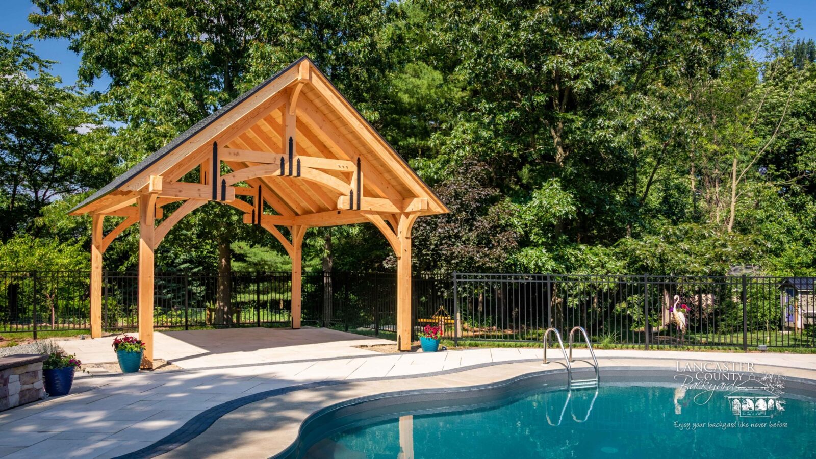 pavilion kit installed an 8 step guide on how to install a pavilion