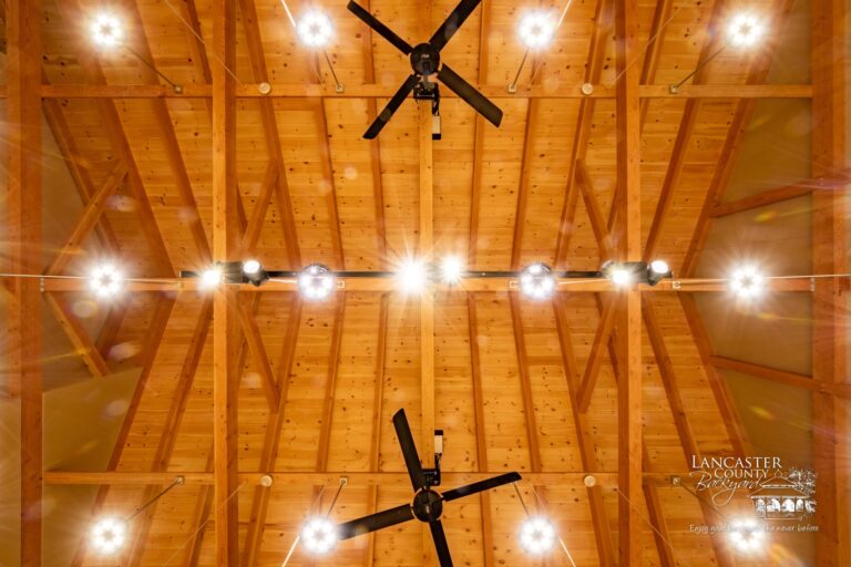 custom timber framing barn project