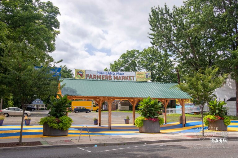 large commercial timber frame pavilion in new jersey