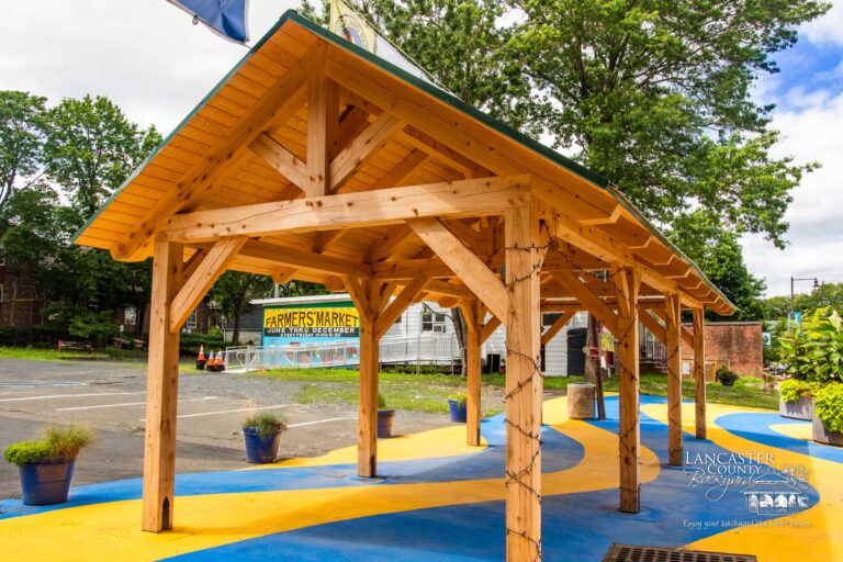 lcb timber frame pavilion in new jersey