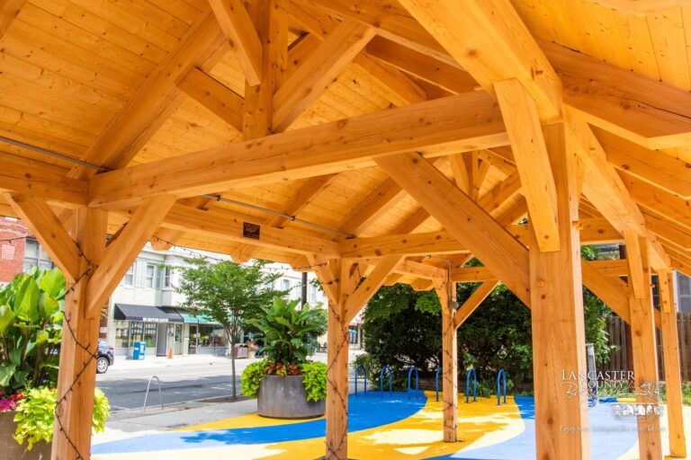 timber frame pavilion in new jersey