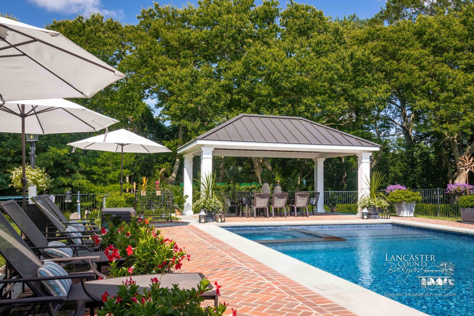 pavilions enhance the enjoyment of your backyard