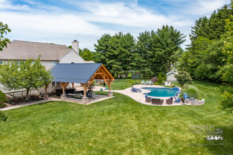 timber frame pavilion in pottstown pa