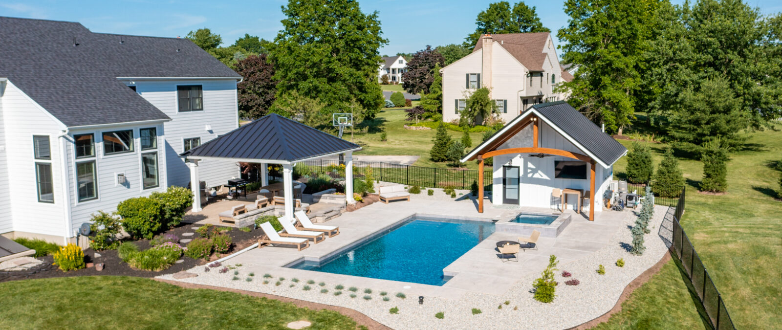 pool pavilions