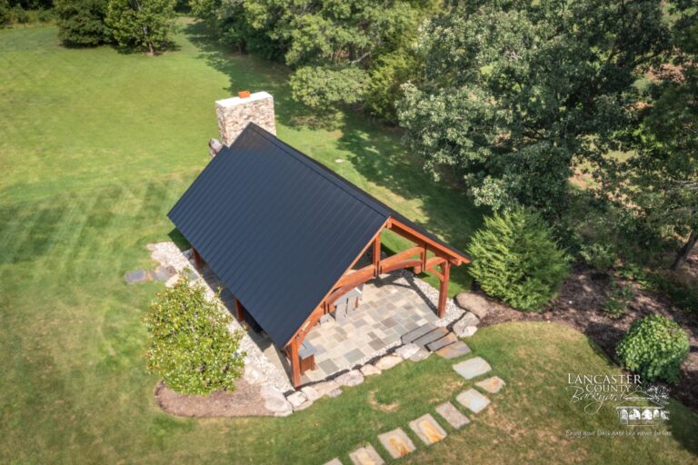 24x32 timber frame pavilion
