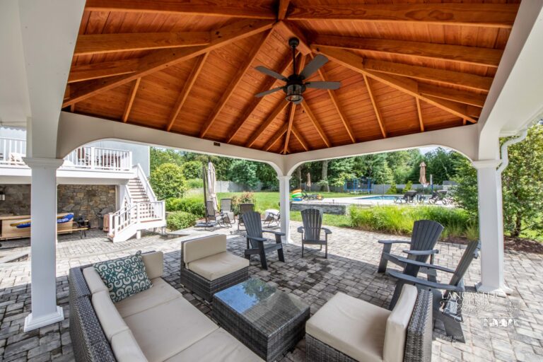14x16 vinyl poolside pavilion