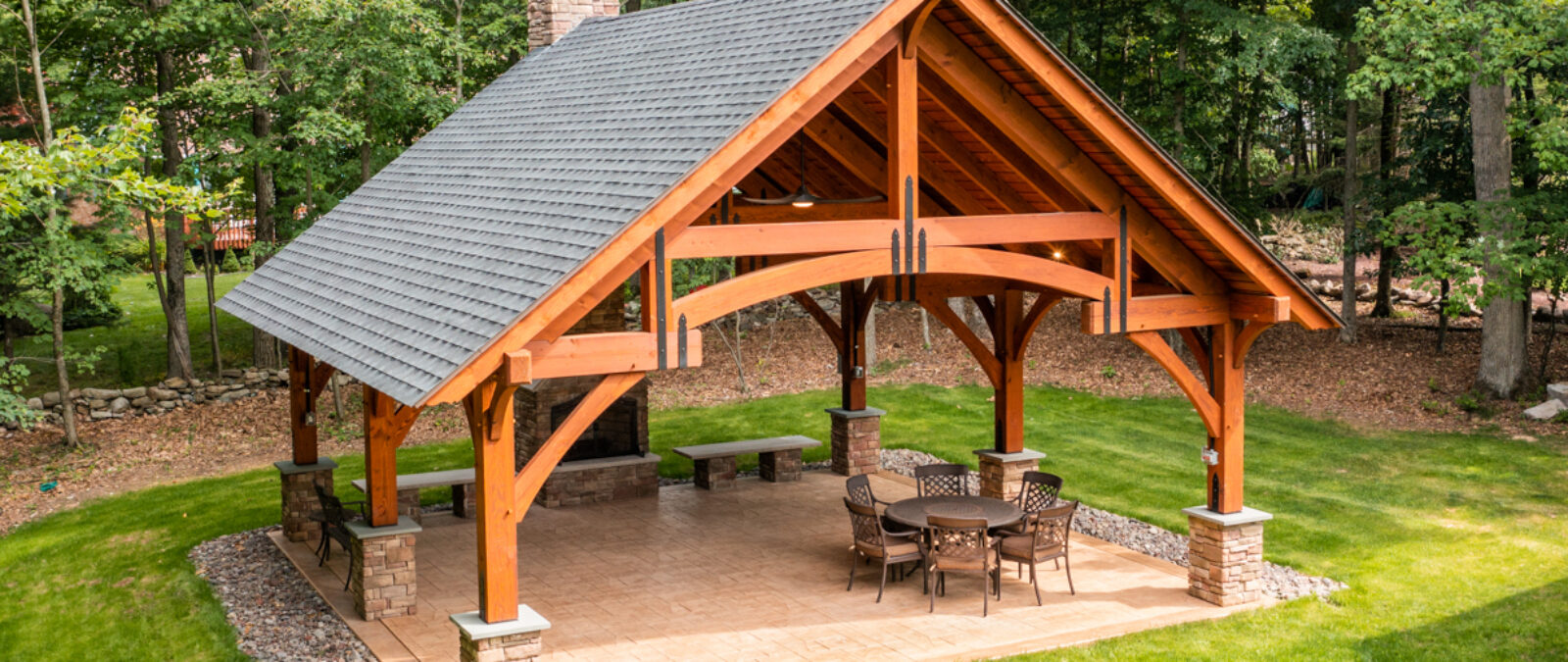 grand teton timber frame pavilion backyard structure worth enjoying