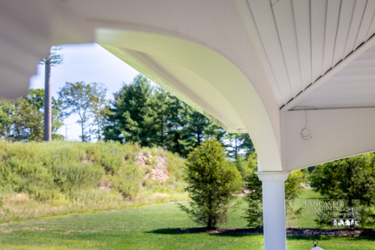 20x20 montford vinyl backyard pavilion in livingston nj