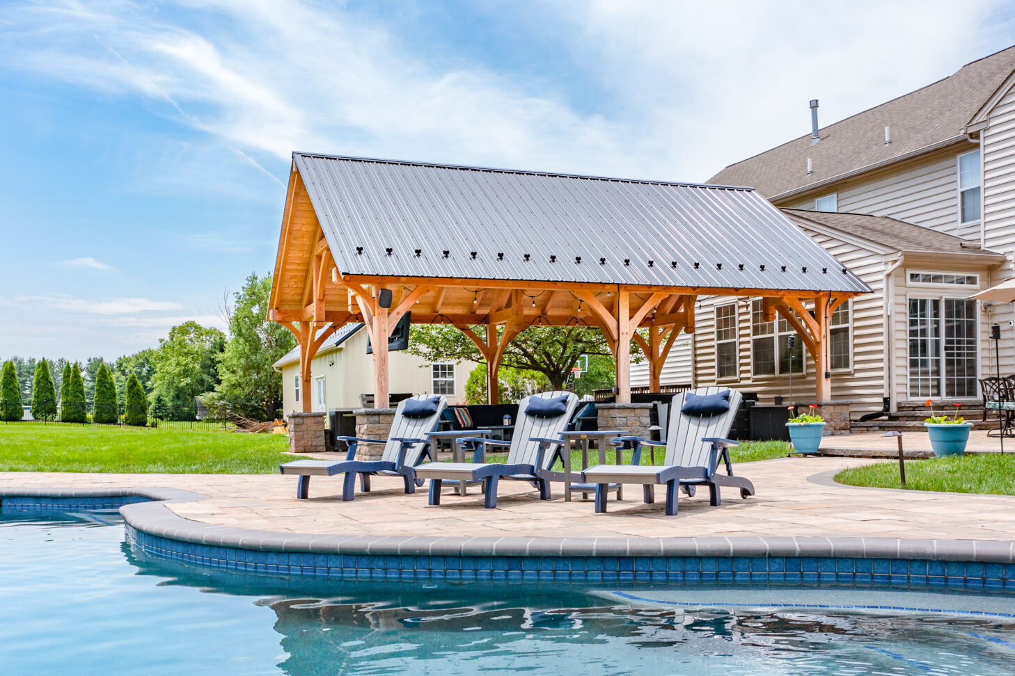 denali style outdoor pavilion ideas