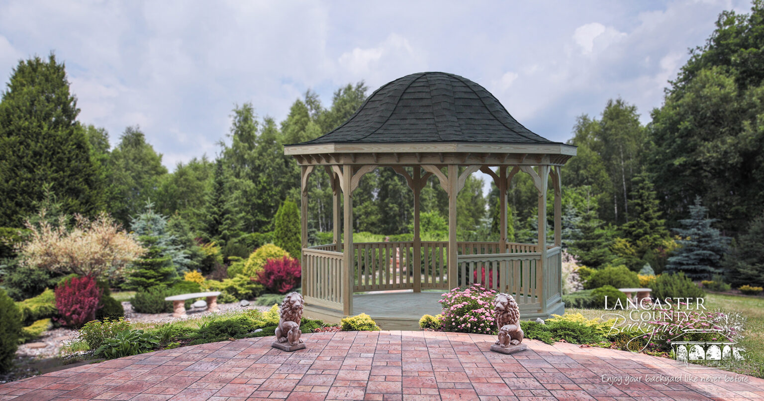 decorations gazebo use for backyard