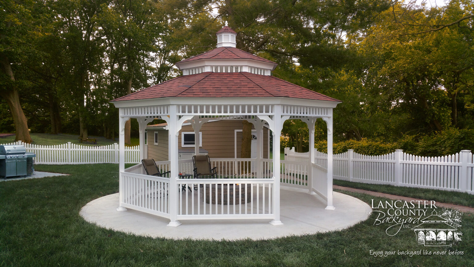 octagon gazebo use for backyard