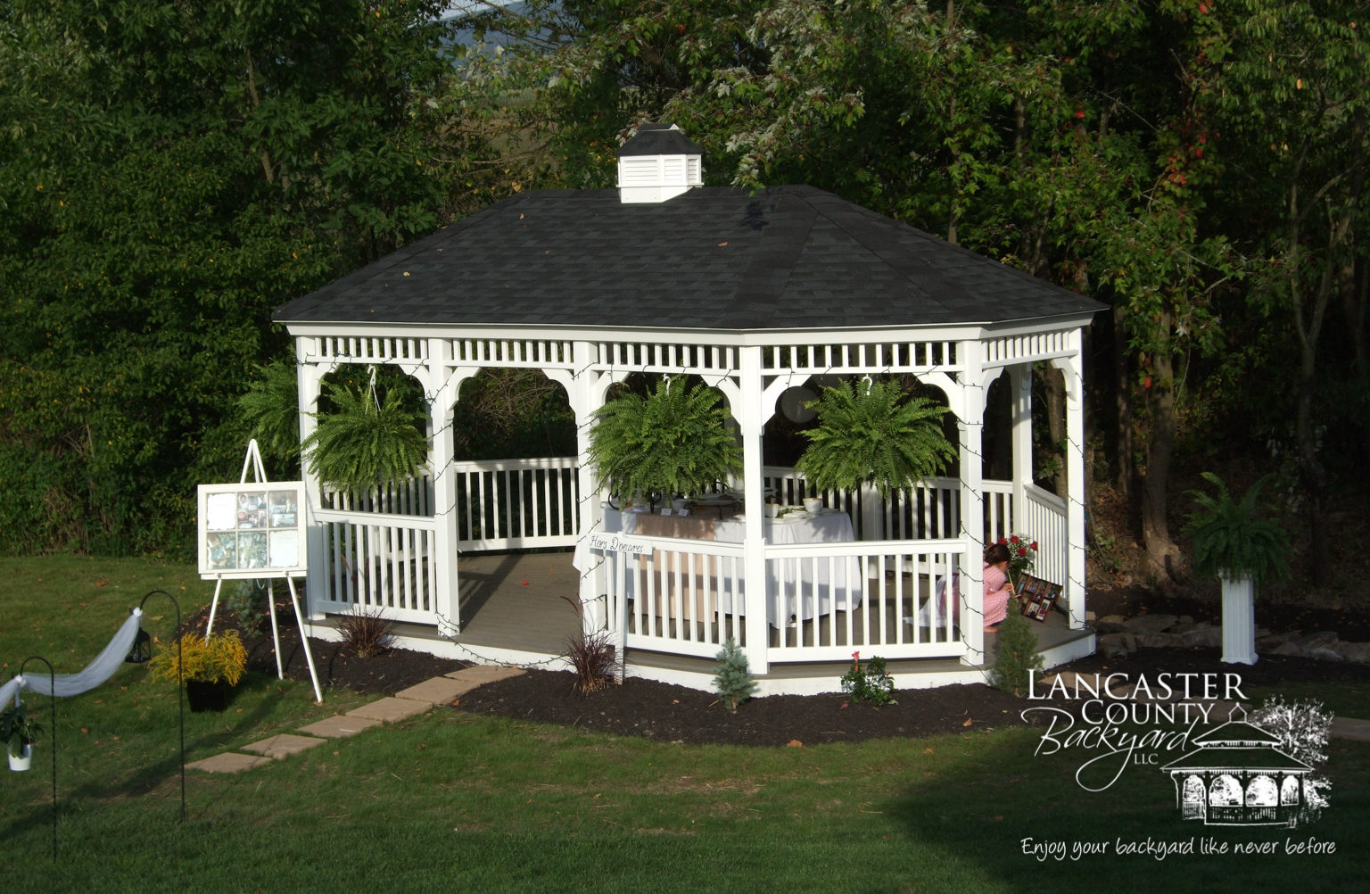 oval gazebo use