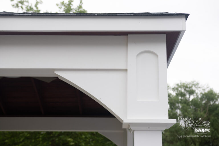 10x12 vinyl outdoor pavilion in mt laurel township nj