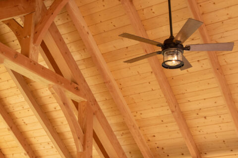 grand teton pavilion wood ceiling