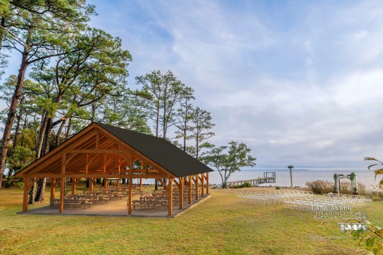40x60 custom denali timber frame pavilion