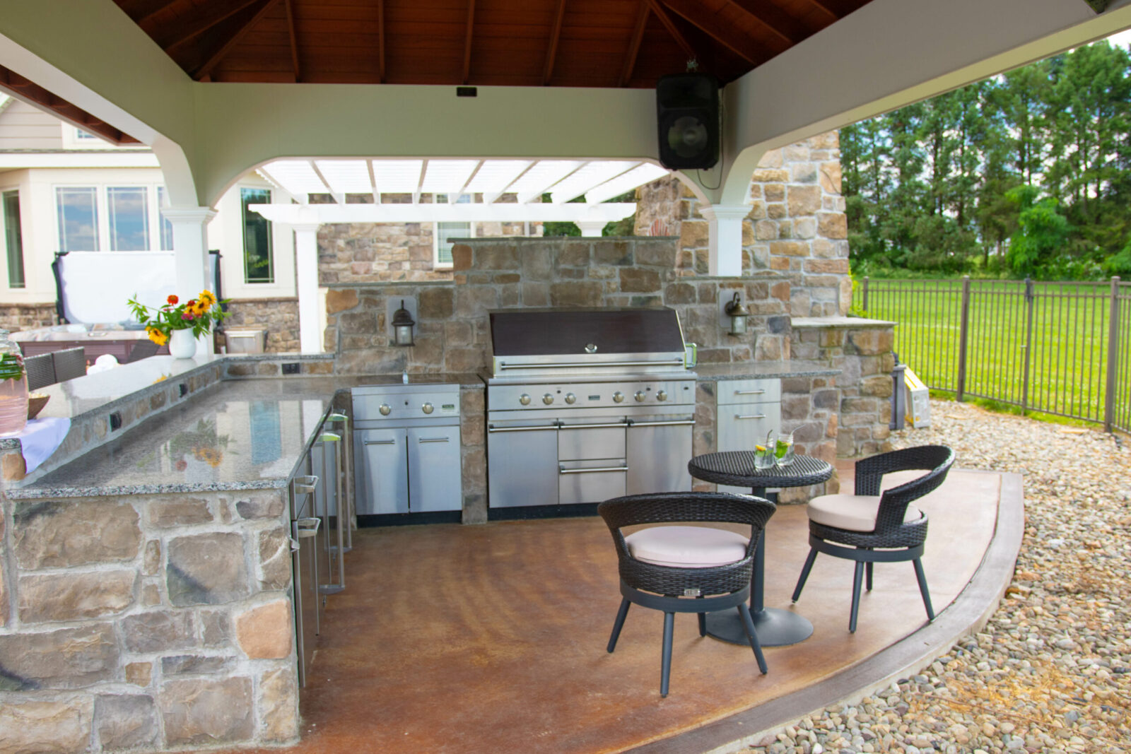 large pavilion kitchen