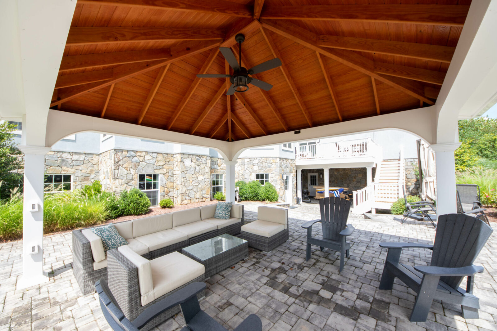 pavilion seating area