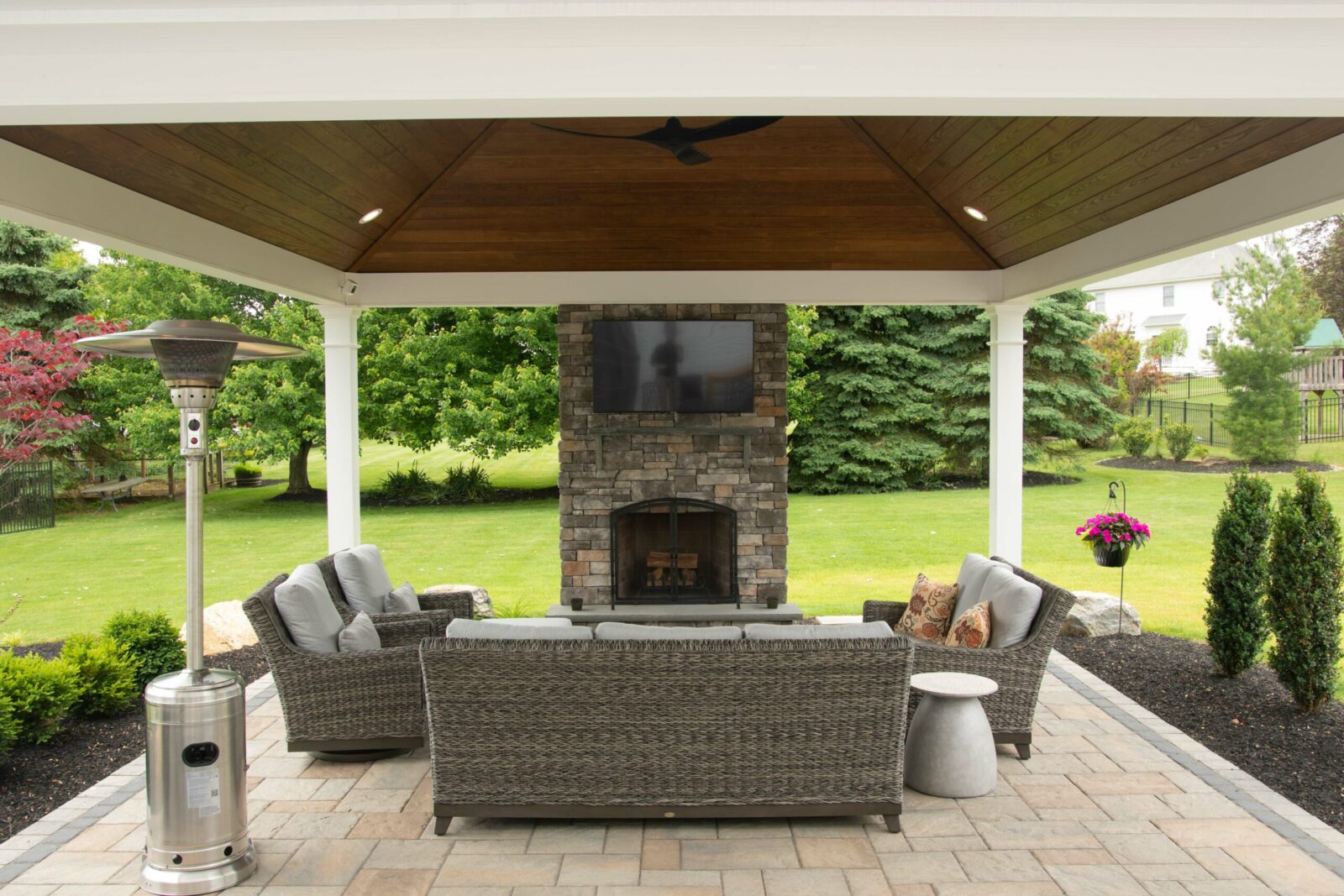 vinyl pavilion interior