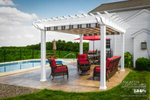 beautiful backyard design idea for pool