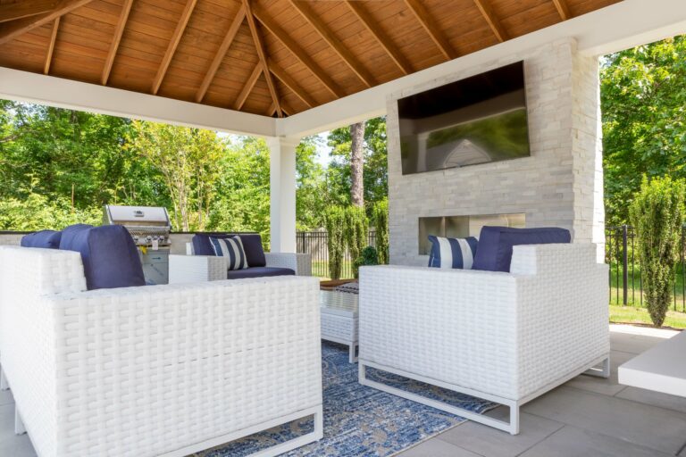 14x24 caribbean vinyl pavilion interior
