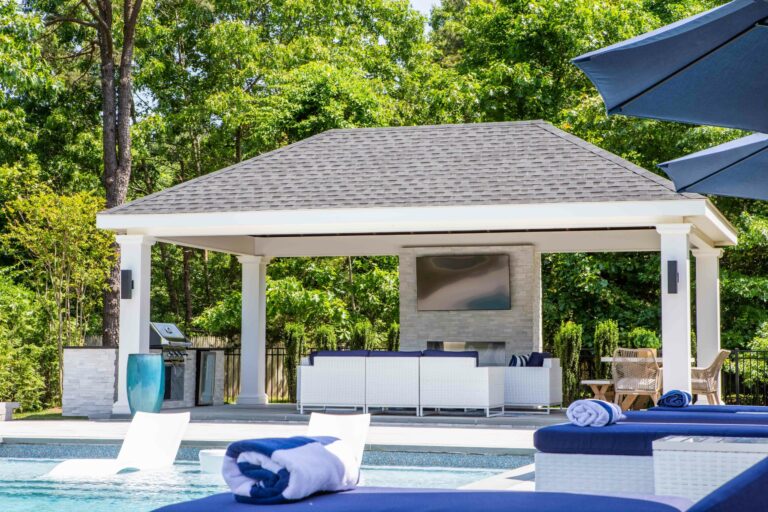 poolside 14x24 caribbean vinyl pavilion