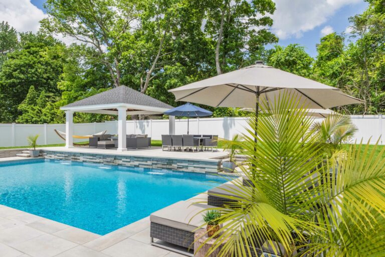 16x16 caribbean vinyl pavilion poolside