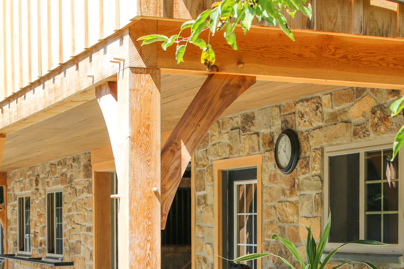 timber frame porch
