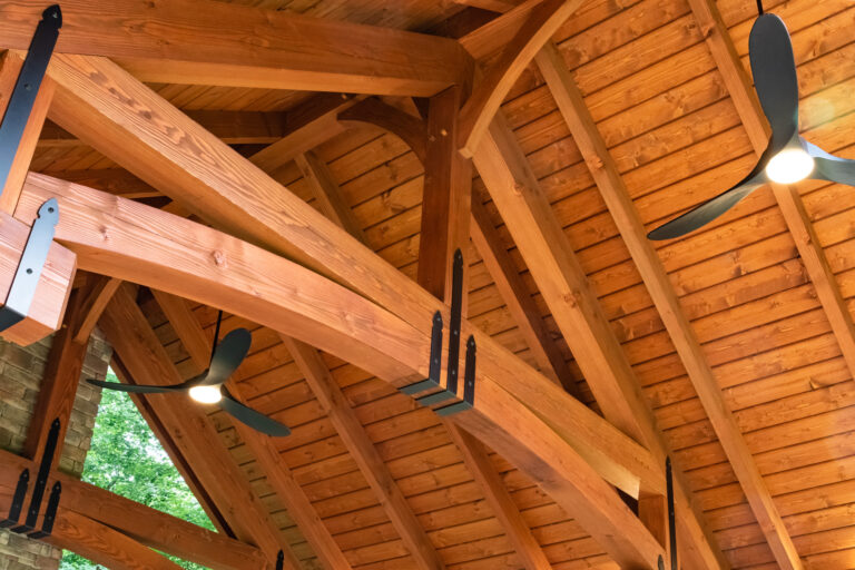 24x24 grand teton interior ceiling