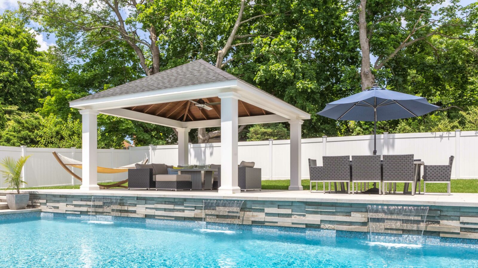 carribean hip roof pavilion