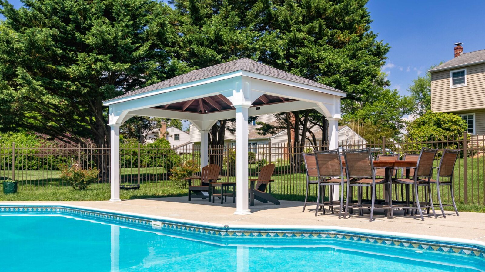 shoreline hip roof pavilion