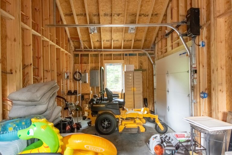 24x36 caribbean vinyl pavilion with small garage