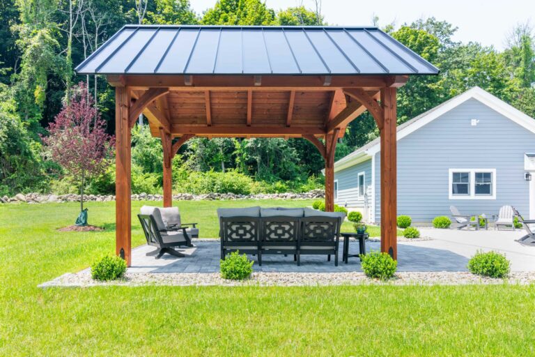 14x14 kingston timber frame pavilion