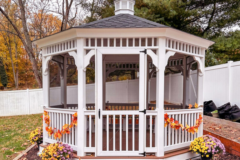 12' Octagon Vinyl Gazebo in Towson MD
