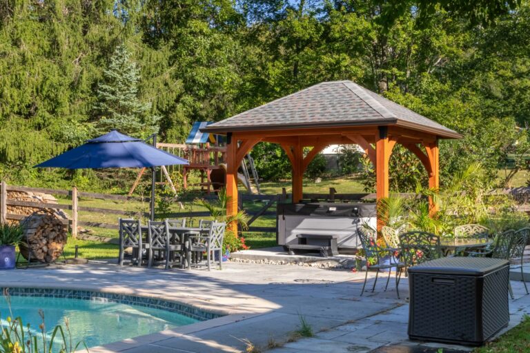 10x12 Cheyenne Wooden Pool Pavilion in Malvern PA