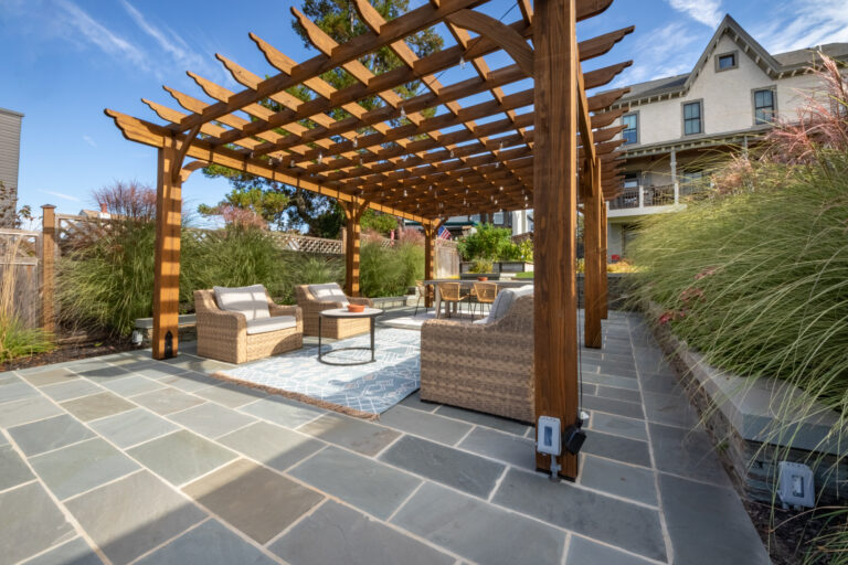 cherokee wooden pergola in philadelphia 768x512 f50 50