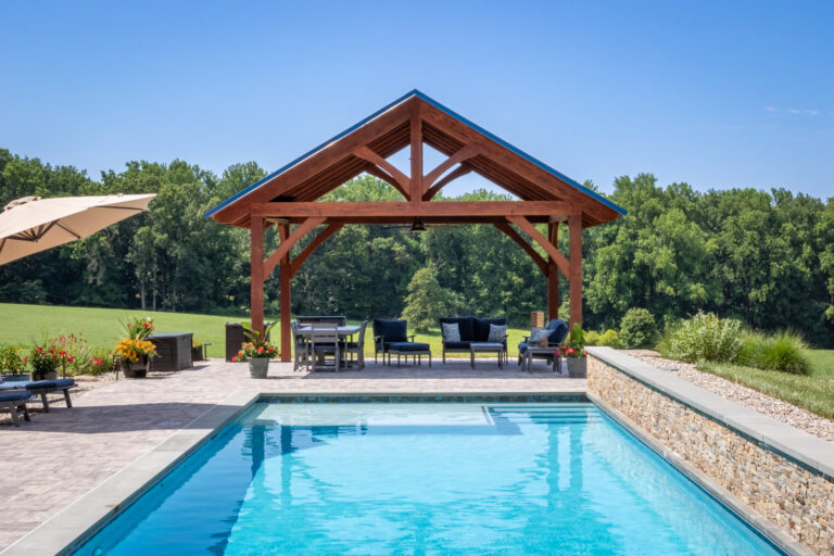 18x14 Kingston Timber Frame Pavilion in Dayton MD 768x512 f50 50
