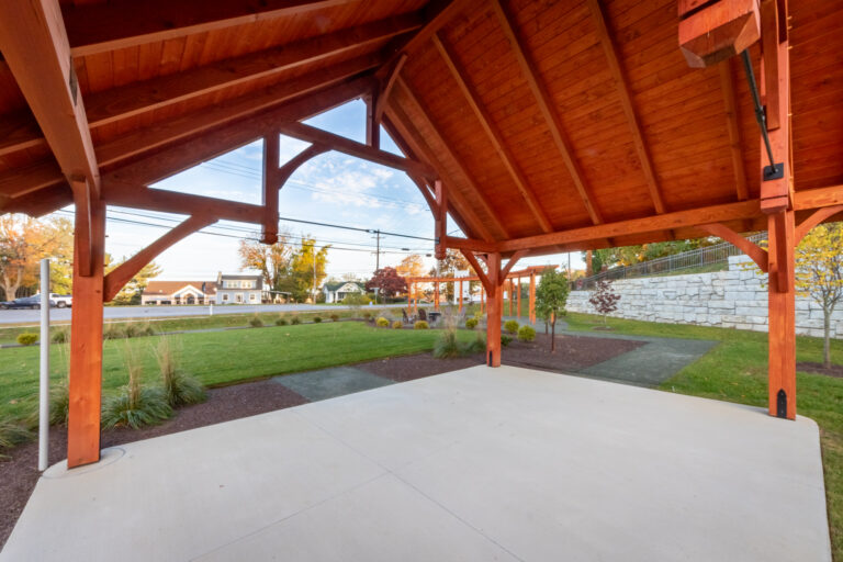 24x16 Denali Timber Frame Pavilion in Kennett Square NY 768x512 f50 50
