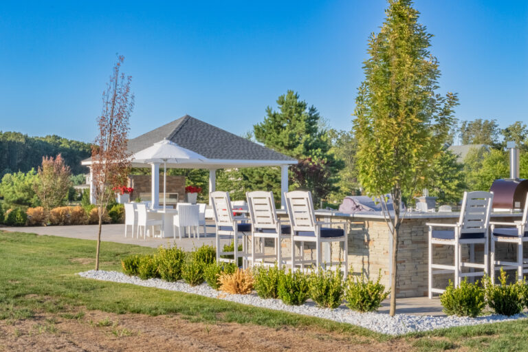 view of pavilion and outdoor kitchen 768x512 f50 50